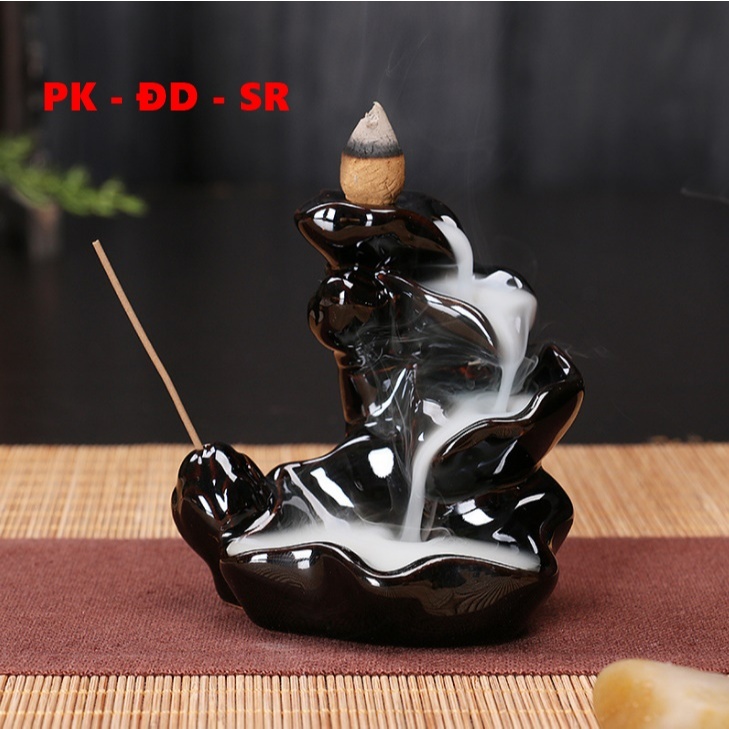 Thác Khói Nụ Trầm Hương Hình Bàn Tay Phật - Hình Vần Sen 2 Tầng - Thác Khói 4 Tầng - Siêu Rẻ