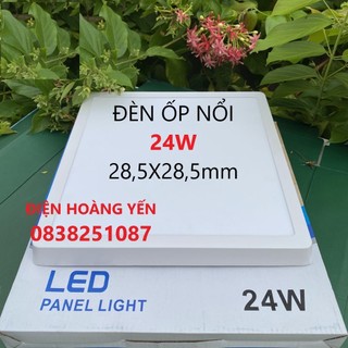 Bóng đèn ốp trần 18w 24w vuông - tròn led tiết kiệm điện