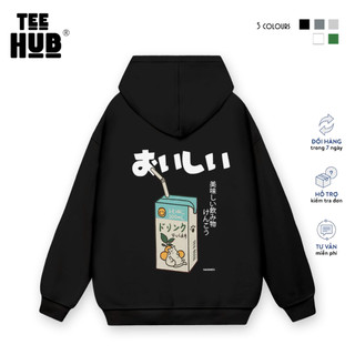 Áo Hoodie nỉ bông TEEHUB MilkBox nam nữ form rộng thu đông Local Brand