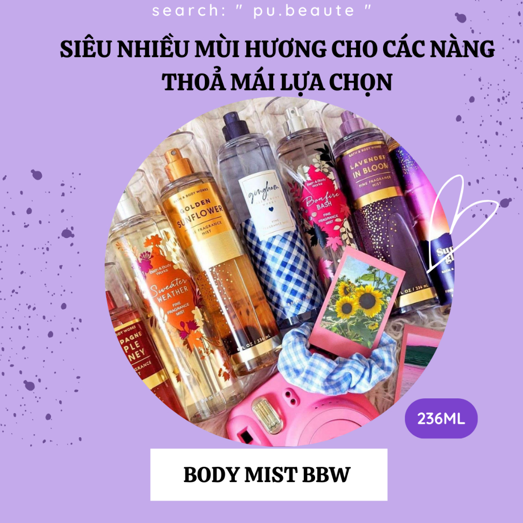 BODY MIST BBW 236ML