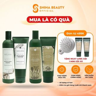 Bộ dầu gội Weilaiya chính hãng tinh chất gừng DGG131 ngăn giảm rụng tóc kích thích mọc tóc dành cho da đầu khô gàu