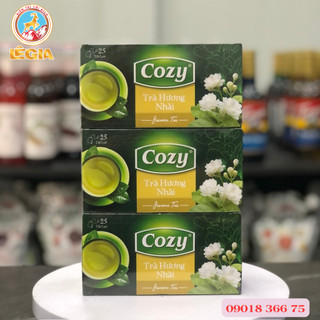 TRÀ COZY TÚI LỌC HƯƠNG LÀI 50G 25 GÓI - JASMINE FLAVORED COZY TEA