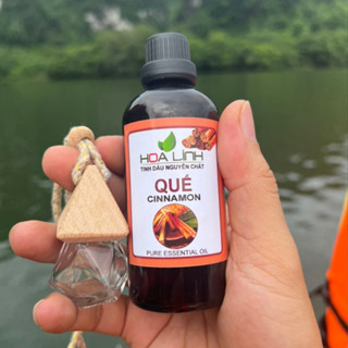  Tinh Dầu Quế nguyên chất 100% xông phòng đuổi muỗi khử mùi hôi  50ML- 100ML -Tặng vỏ lọ treo xe 