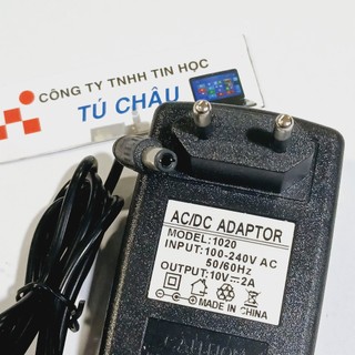 Adapter DC 10V - 2A (Đầu cắm Lớn 5.5mm X 2.1 ~ 2.5mm)