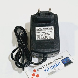 Adapter DC 10V - 2A (Đầu cắm Lớn 5.5mm X 2.1 ~ 2.5mm)