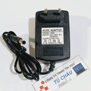 Adapter DC 10V - 2A (Đầu cắm Lớn 5.5mm X 2.1 ~ 2.5mm)