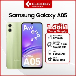 Điện thoại samsung galaxy a05 - màn hình 6.7 inch, pin 5000mah