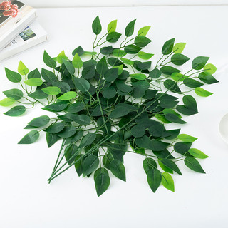 Cành lá si trang trí decor,cành lá giả trang trí