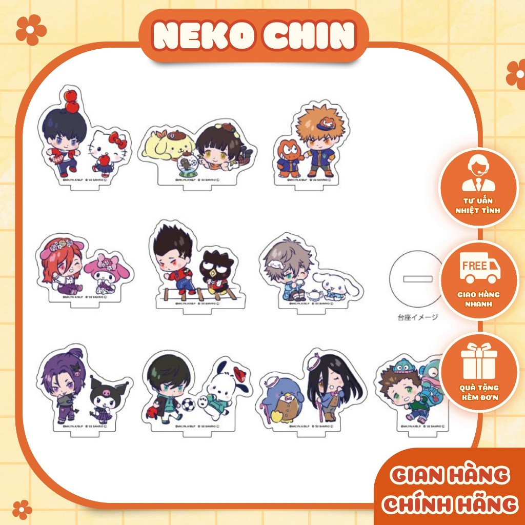 [Nekochin] Standee nhân phẩm Bluelock collab Sanrio