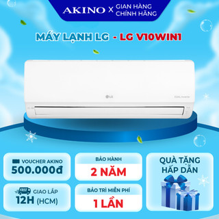 Máy lạnh lg điều hòa lg v10win1 inverter một chiều 8800 btu clean cool - miễn phí công lắp đặt - hàng chính hãng