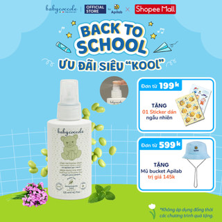 Xịt xua muỗi Babycoccole 0M+ chống muỗi đốt cho bé và cả gia đình, chiết xuất tía tô đất và cây phong lữ 125ml