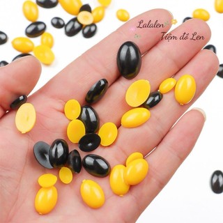 Mắt Thú Nhựa Dán Hình Oval (Có Nhiều Size)