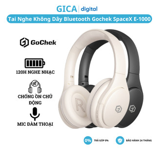 Tai nghe chụp tai không dây bluetooth gochek spacex e-1000 - tai nghe âm thanh es audio - có mic - nghe nhạc tới 120h