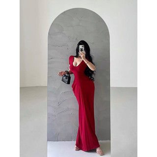 Đầm Body Thun Nhún Hông Quảng Châu
