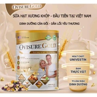 SỮA HẠT XƯƠNG KHỚP OVISURE GOLD 650gr chính hãng - Tốt cho xương khớp,nâng cao sức khỏe