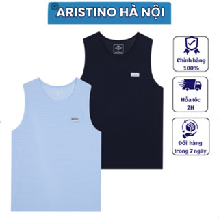Áo ba lỗ Aristino áo tank top nam thông hơi chất mát lạnh nhanh khô ATT005S3