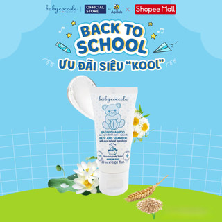 Sữa tắm gội cho bé Babycoccole 0M+ an toàn cho trẻ sơ sinh & em bé chiết xuất hoa sen 30ml