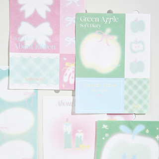 SET 30 GIẤY NOTE RỜI TRANG TRÍ PASTEL