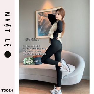  Quần Legging Đúc Su 6.0 full hộp bản hộp hồng mới nhất  chất đúc su co giãn cạp cao tôn dáng mẫu mới nhất hàng QC-TD024 