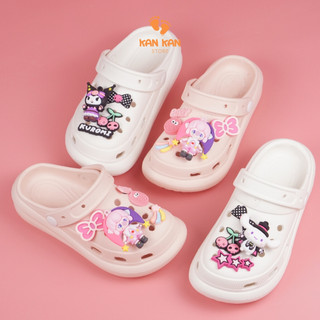 Dép Sục Bé Gái KanKanStore Kuromi Cinamoll Giày Sục Quai Hậu Cho Bé Gái Trẻ Em Nữ Chống Trơn Trượt KA059
