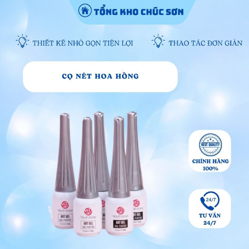Cọ Nét Hoa Hồng ( BÁN LẺ CHAI )