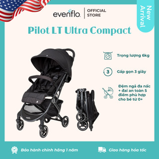 Xe đẩy gọn nhẹ Evenflo Pilot LT Ultra Compact dễ dàng gấp gọn cho bé từ sơ sinh