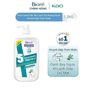Sữa tắm biore kháng khuẩn bạc hà mát lạnh 1,2kg thích hợp cho cả nhà không bết rích