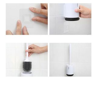 Cọ vệ sinh đầu silicon Ecoco 1803 có dán tường