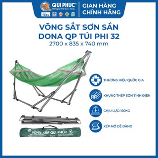 [Chính hãng Qui Phúc] Võng sắt sơn tĩnh điện DONA, Phi 32cm bao gồm lưới võng (giao màu ngẫu nhiên)