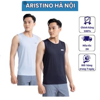 Áo tank top, ba lỗ thể thao nam ARISTINO thông hơi nhanh khô thoáng from rộng ATT002S1