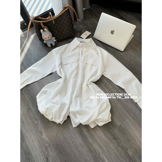 Đầm Sơ Mi Nữ Dáng Babydoll Bồng Basic Cực Sang - Mie