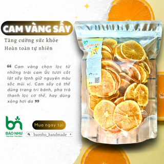 Cam vàng sấy lạnh làm trà dưỡng nhan & xông hơi làm đẹp