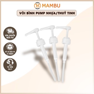 Vòi bình pump thủy tinh bơm 1 lần 10ml - Bình bơm đường , siro , sốt - Thiết bị pha chế