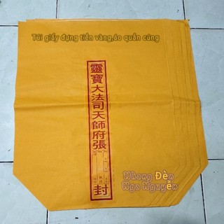 Giấy cúng _Túi giấy đựng tiền vàng quần áo cúng/Bao giấy đựng vàng mã