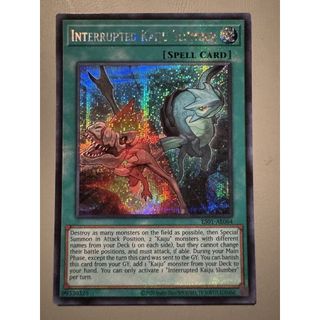 es01 Lá bài thẻ Yugioh Interrupted Kaiju Slumber - ultra Rare - Tặng bọc bài nhựa bảo quản