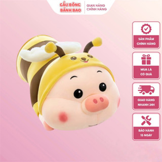  Gấu Bông Lợn ong Biến Hình Thú Bông Ong Dễ Thương Heo Ong Nhồi Bông Mền Mịn Cao Cấp Size 1m2 