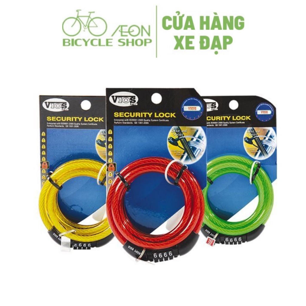 Khóa Dây Xe Đạp Vios Ty532 -  Aeon Bicycle Shop