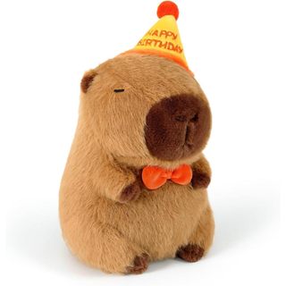 Gấu Bông Chuột Capybara Đội Mũ Happy - Capybara Hottrend Bộ Trưởng Bộ Ngoại Giao Cao Cấp Gấu Bông Gấu Bông Hama