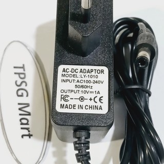 Adapter DC 10V - 1A  / 10V - 2A (Đầu cắm 5.5mm X 2.1mm) hoặc (Đầu cắm 3.5mm x 1.35mm)