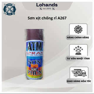 Sơn xịt sơn phun sơn lắc sơn lót chống rỉ A267 dễ sử dụng Lohandstore