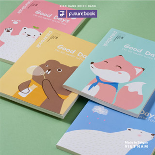Sổ Caro may gáy FUTUREBOOK size B5 Notebook 120 Trang 100 GSM - GOOD DAYS