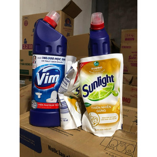 Vim tẩy bồn cầu nhà tắm chai 880ml