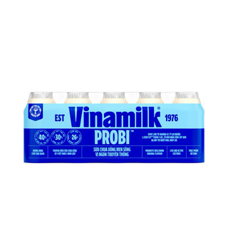 LỐC 5 CHAI SỮA CHUA UỐNG MEN SỐNG PROBI 65ML CÓ ĐƯỜNG/ DÂU/ VIỆT QUẤT/ PROBY