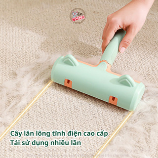 Cây lăn tĩnh điện cây lăn lông mèo, cây lăn bụi quần áo, giường nệm