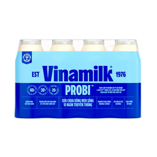 LỐC 4 CHAI SỮA CHUA UỐNG MEN SỐNG PROBI 130ML CÓ ĐƯỜNG/ ÍT ĐƯỜNG/ VIỆT QUẤT/ PROBY
