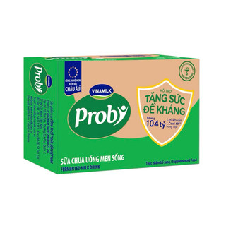 THÙNG 24 CHAI SỮA CHUA UỐNG MEN SỐNG PROBY 130ML CÓ ĐƯỜNG/ ÍT ĐƯỜNG/ VIỆT QUẤT/ PROBI