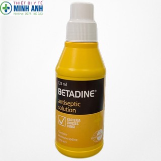 Dung dịch Betadine sát khuẩn 125ml