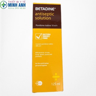 Dung dịch Betadine sát khuẩn 125ml