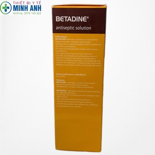 Dung dịch Betadine sát khuẩn 125ml