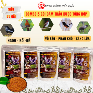   Gói 500G  Cám Chim Thảo Dược Tổng Hợp - HỘI SINH VẬT CẢNH ĐẤT VIỆT - dành cho mọi dòng chim cảnh 